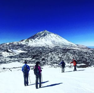 Teide nevado en el invierno del 2015 Gregoriostrekking