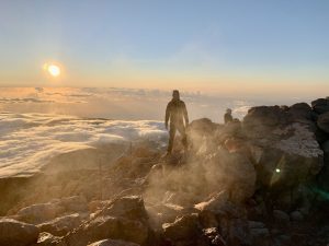 amanecer en el pico del Teide, gregorios trekking