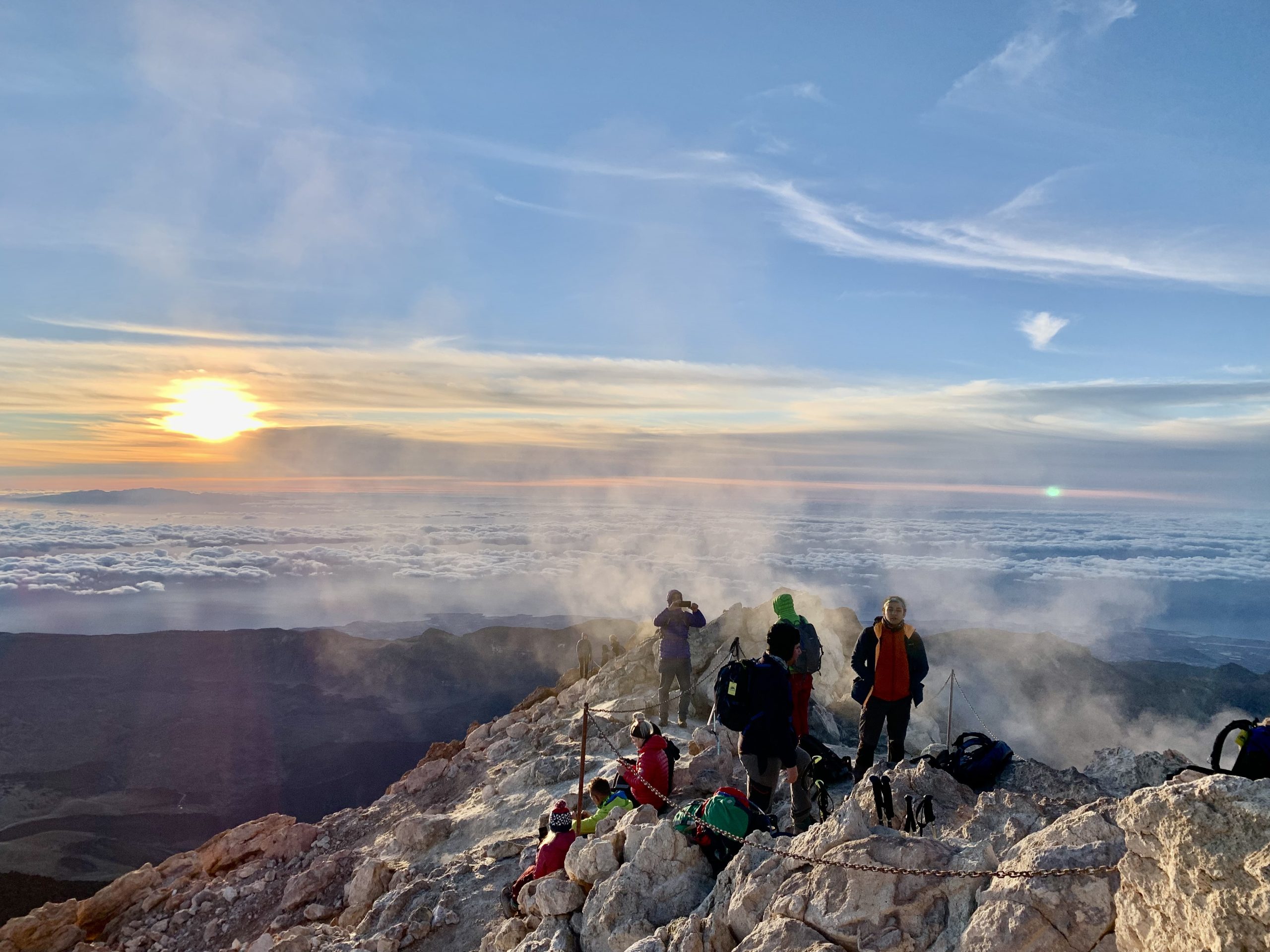 El pico del Teide, Gregorios trekking