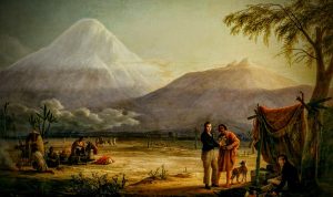 Humboldt en el gran Volcán Teide.